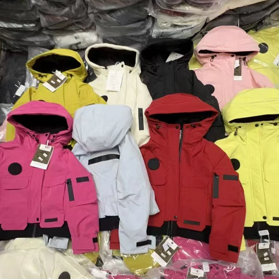 139欧货爆款连帽百搭款经典短款冲锋衣二棉短外套