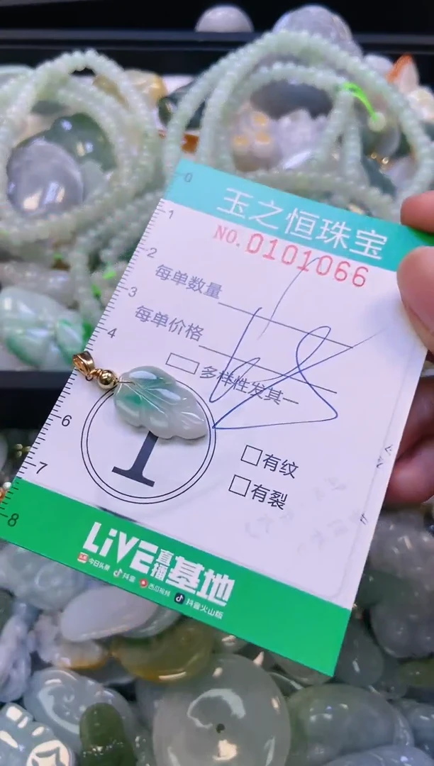 翡翠未镶嵌颈饰闪购0101066