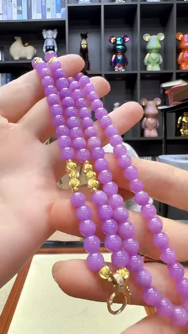 翡翠14K金镶嵌颈饰丹丹diy劲饰