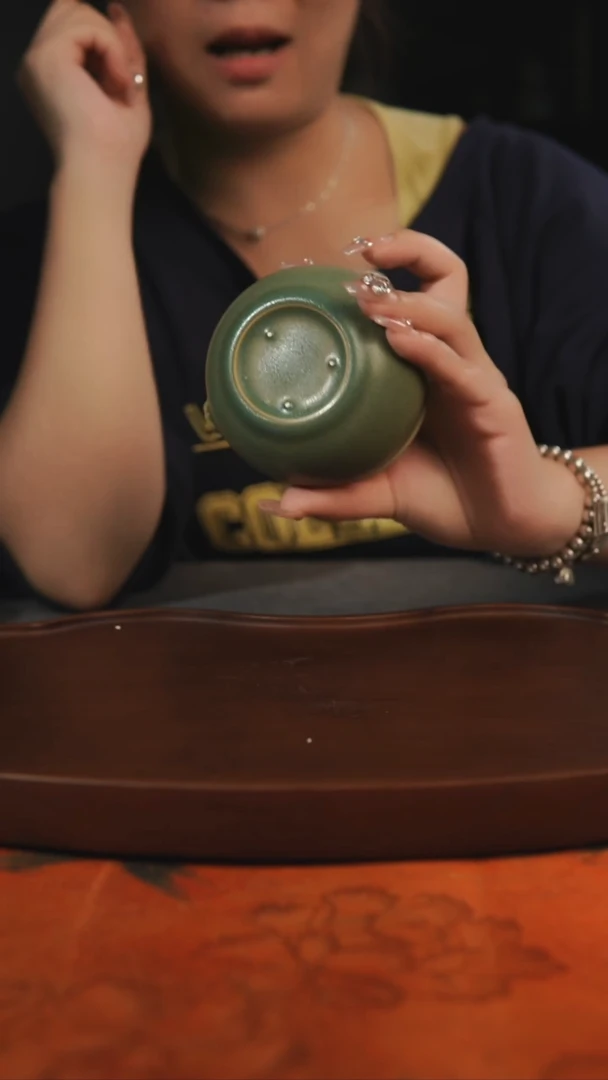 杯子柴烧 067如意 汝州原产地原矿仿古老釉