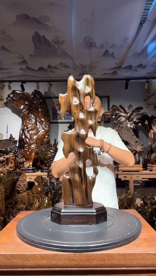 香榧木木质文然自然摆件