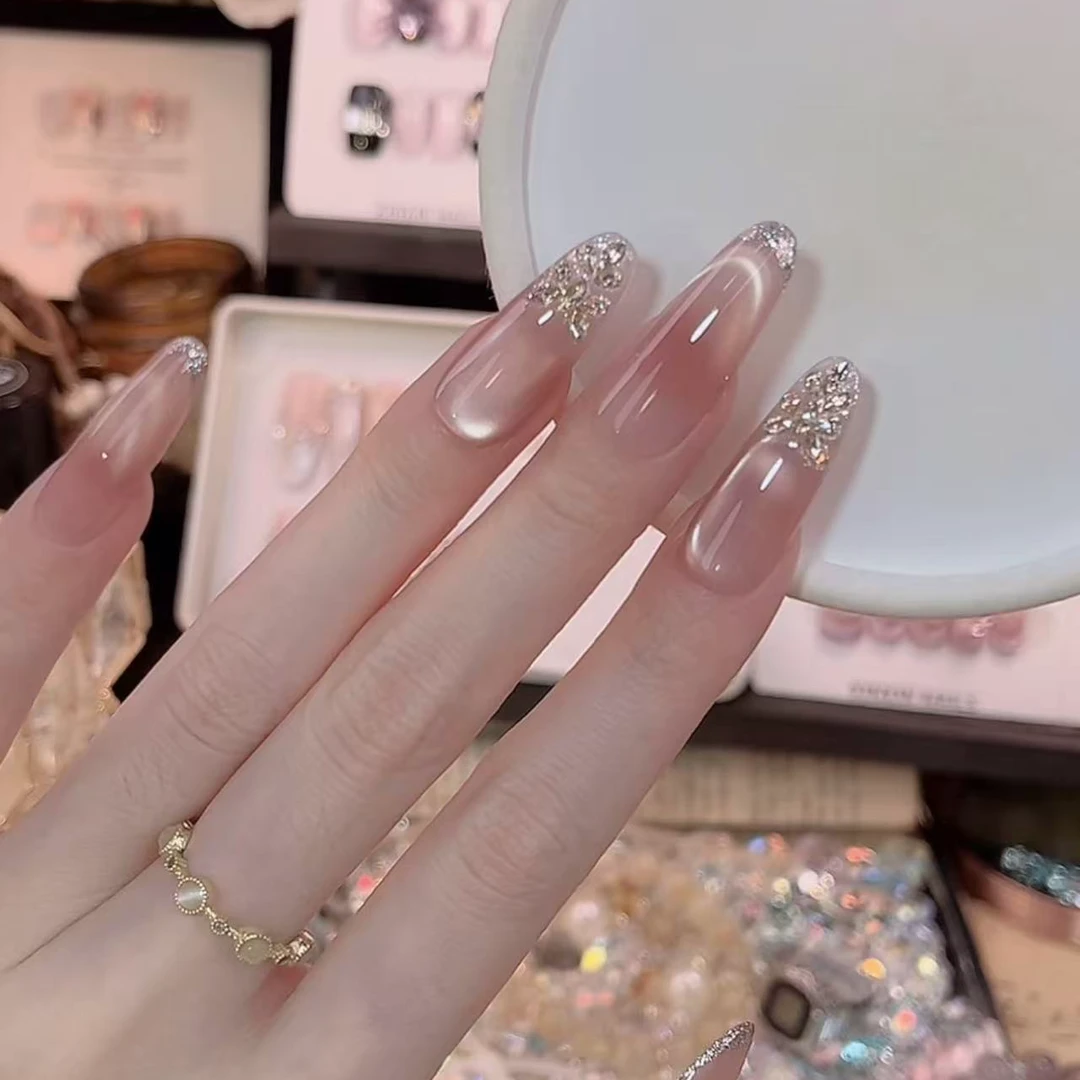 不遗憾- painted clear bow 纯手工穿戴甲 10片装