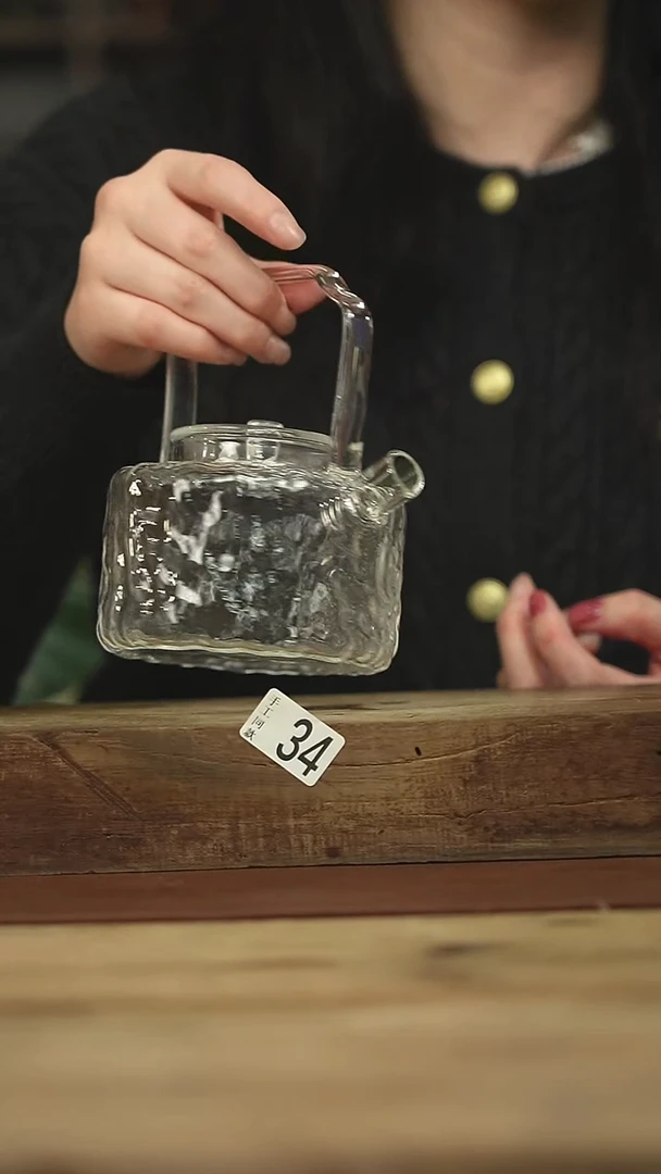 设计师手作款 玻璃煮茶壶
