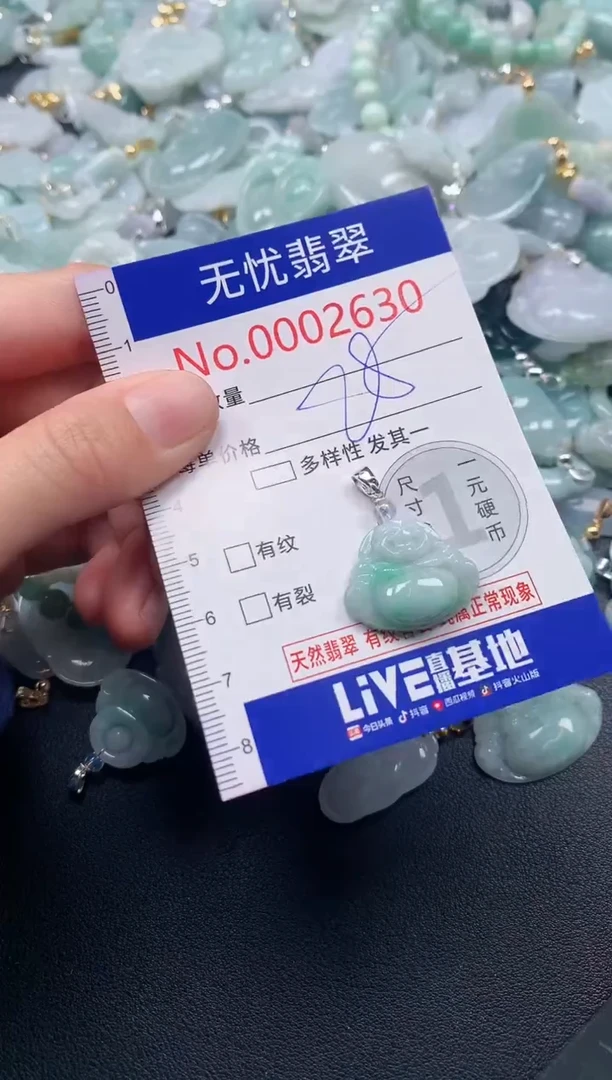 吊坠(不含链)未镶嵌翡翠2630