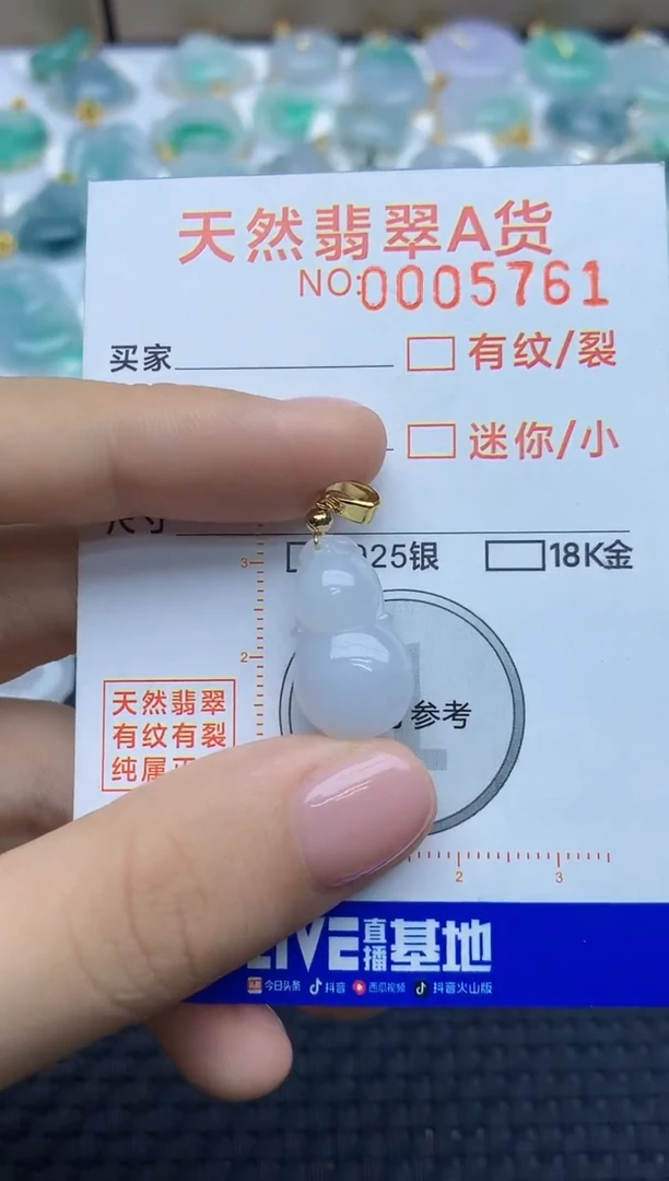 翡翠未镶嵌颈饰5345343434