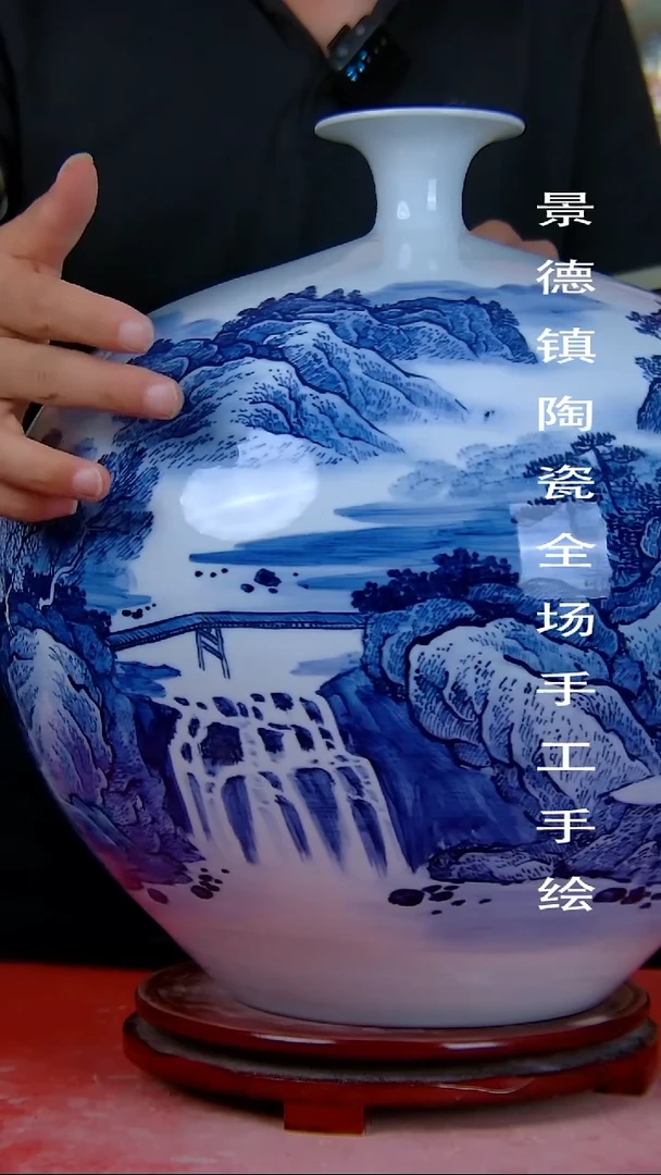 摆件景德镇陶瓷 全场手工手绘2