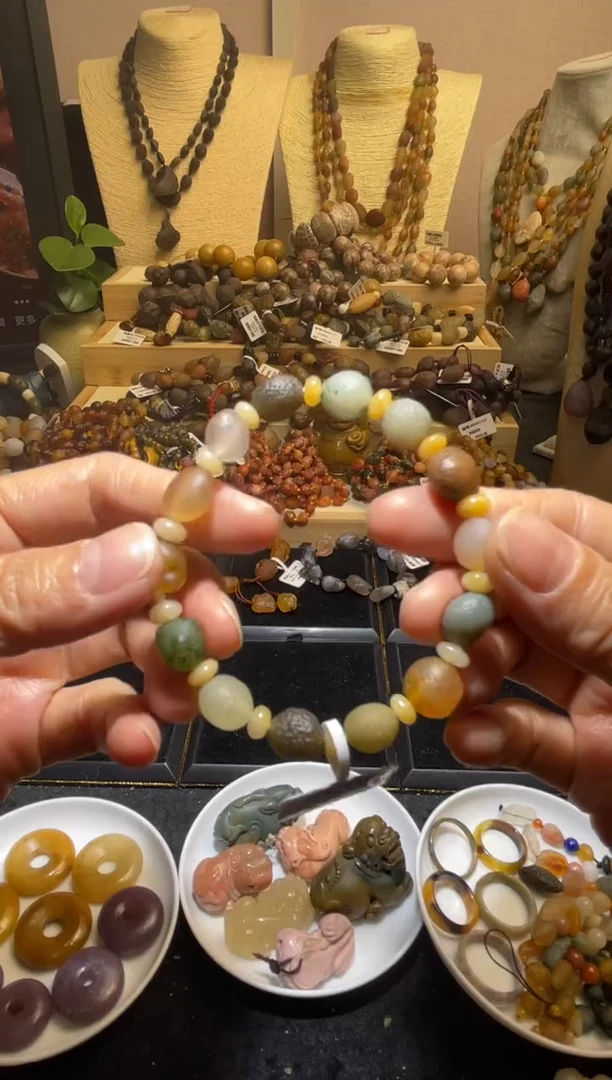 未镶嵌毛衣链玛瑙/玉髓多宝玛瑙手链