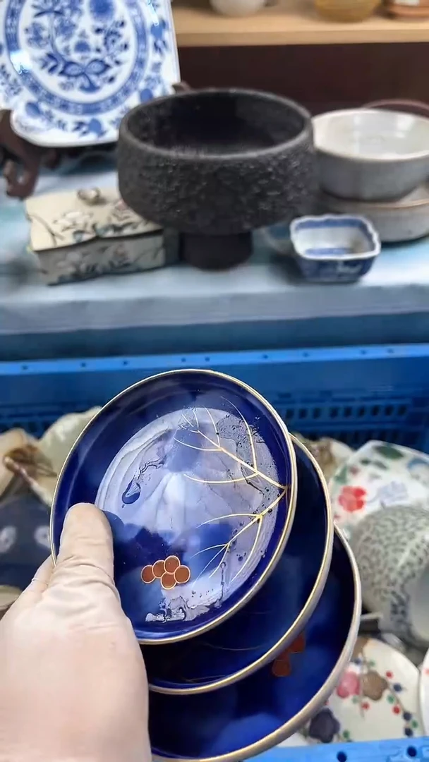 瓷片英歌瓷器满19.9包邮