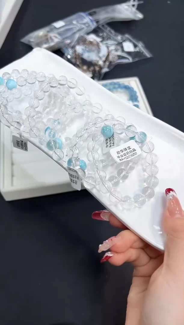 【闪购商品】水晶手串未镶嵌7a多样性发其一/1条默认微瑕