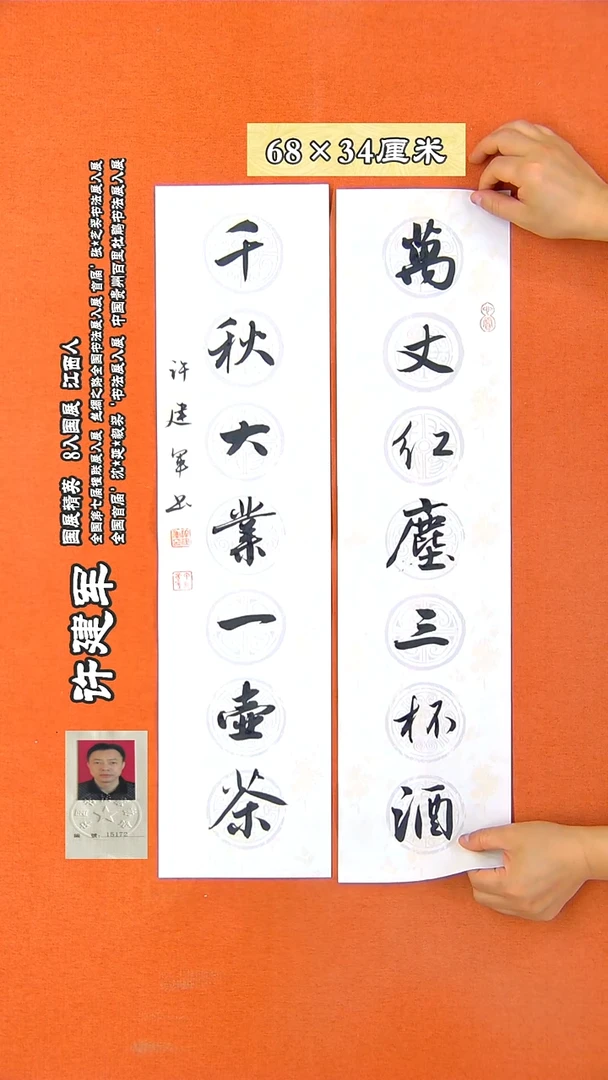 书法217X许建军书法作品