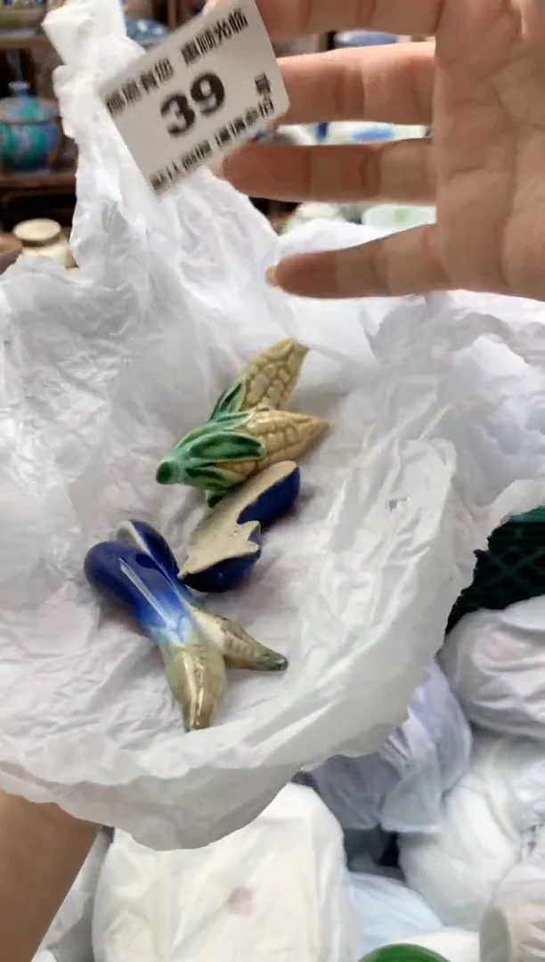 瓷片飘*39号九姑娘工艺品瓷器有瑕