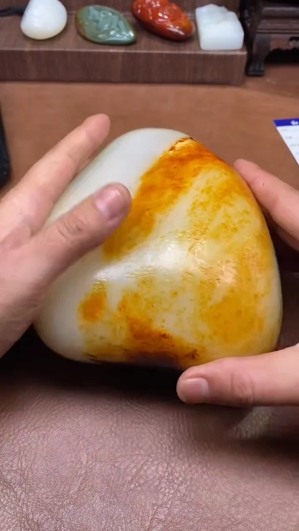 未镶嵌和田玉摆件花****…1