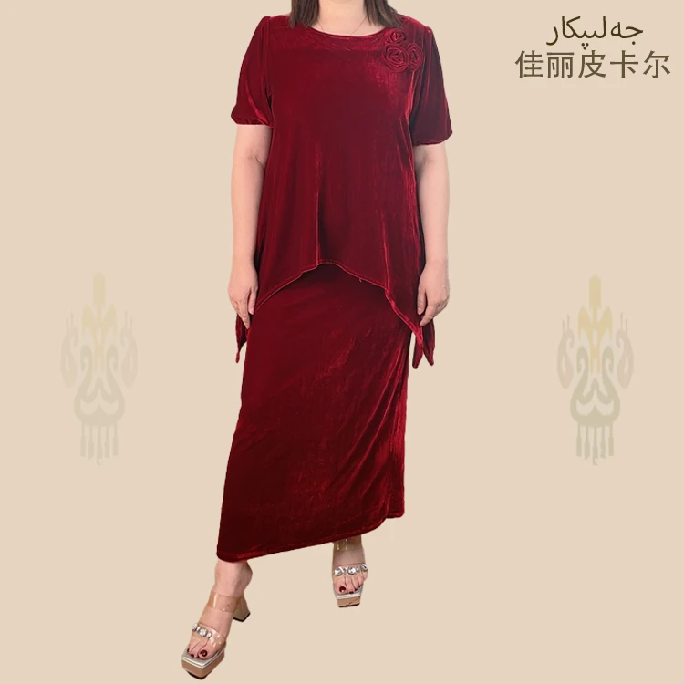 佳丽皮卡尔休闲风时尚夏季中长款套装015