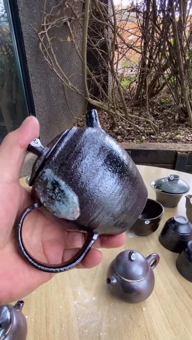 浪鬼柴烧-龙窑系列郭*强茶壶
