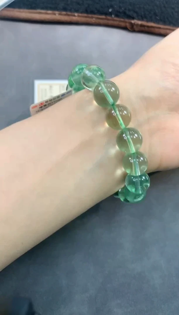 【闪购商品】萤石手链未镶嵌111号绿萤石单圈11mm