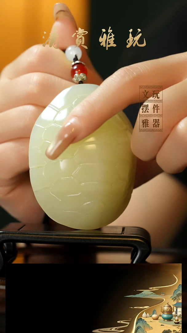 玉《富甲天下》手把件摆件