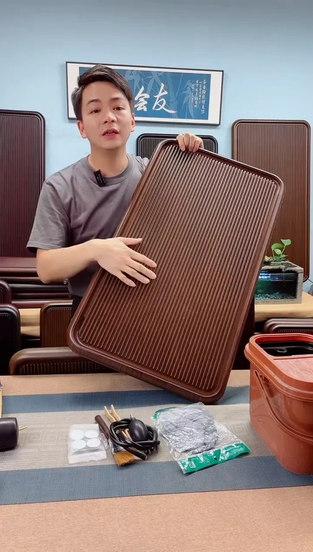 ?80*45*4大海黄色款式茶盘