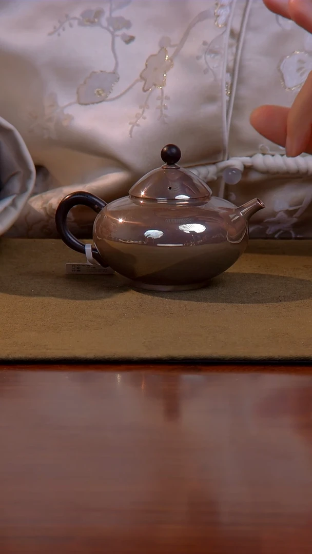 大千手作 合欢 紫皮 足银 泡壶