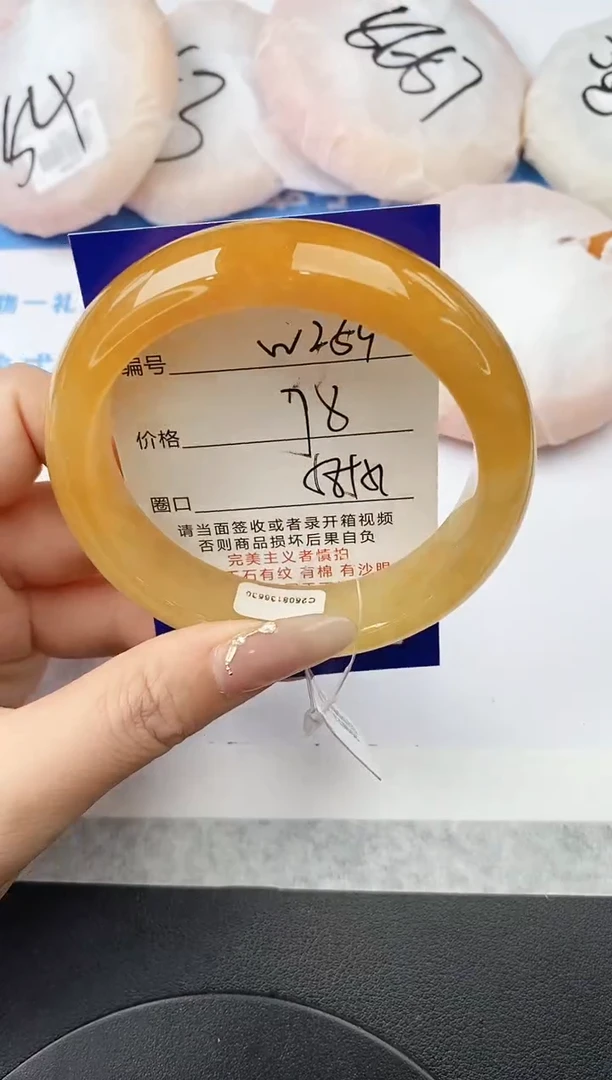未镶嵌手镯石英质玉w259-HB