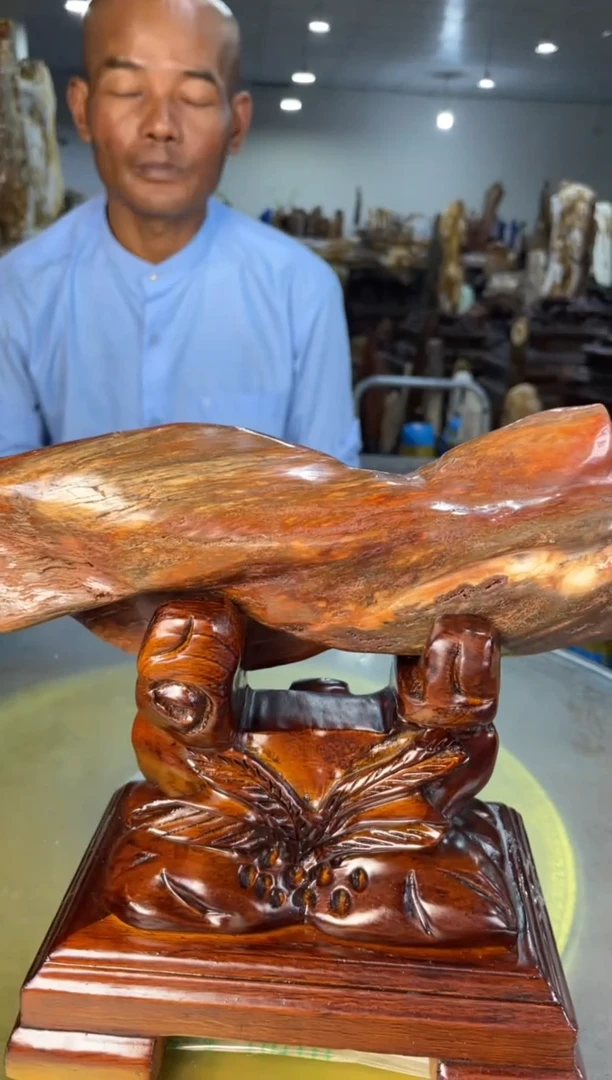 未镶嵌摆件硅化玉35