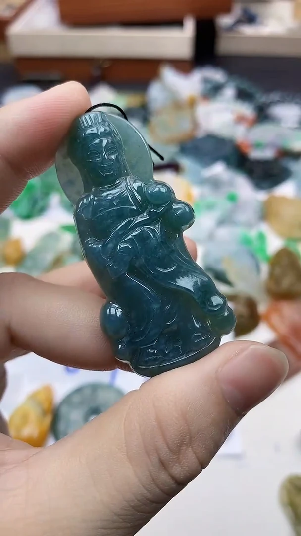 吊坠(不含链)未镶嵌翡翠4