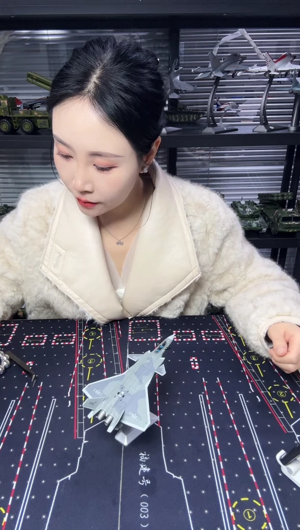 1/100合金歼20S 双座模型
