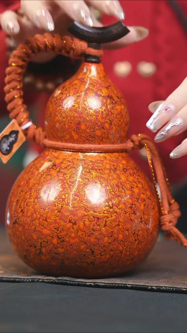 【闪购商品】WO125漆艺酒葫芦不包手串及旋转底座