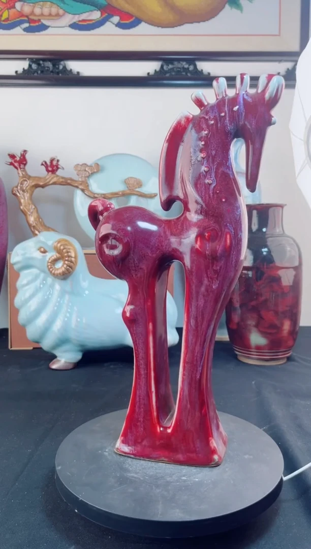 摆件神垕钧瓷收藏工艺品