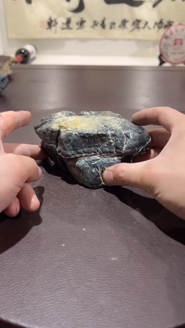 丰**跑意境典雅砚台烟缸摆件