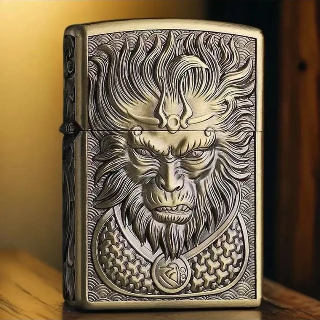 青铜色悟空煤油打火机（需自行加油）