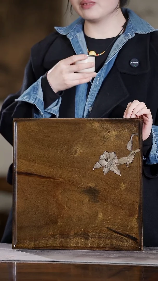 金丝楠485金丝楠阴沉木*茶盘