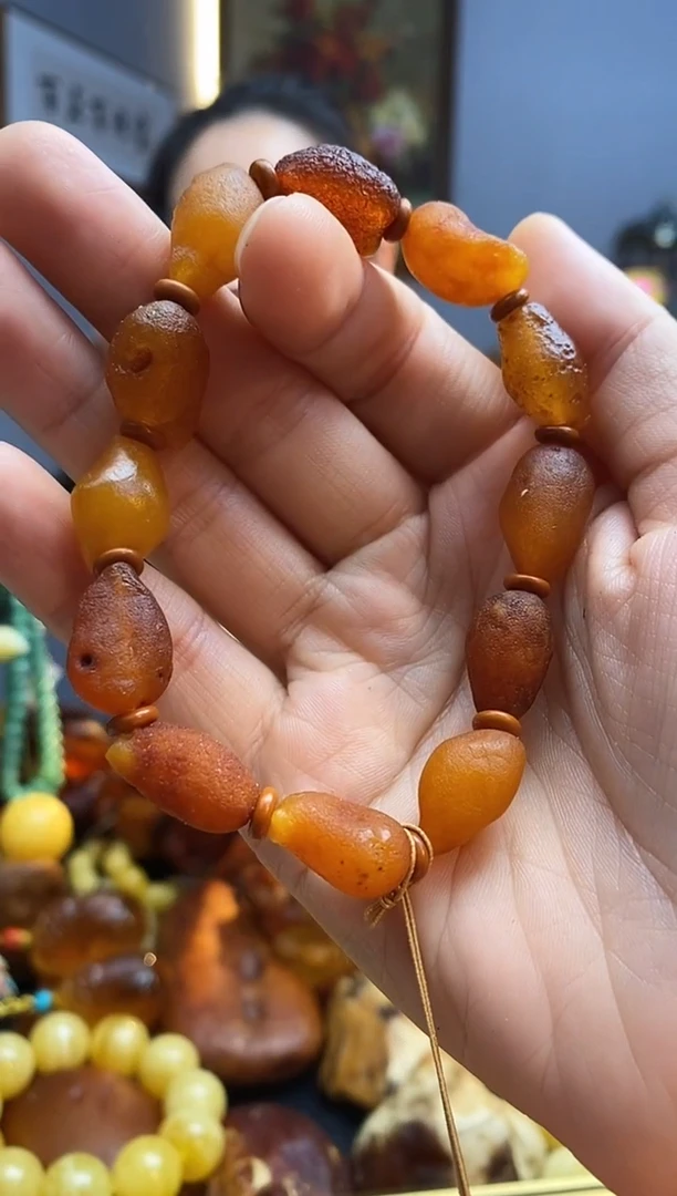 手串琥珀未镶嵌手串