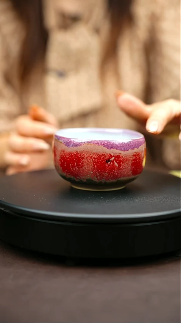 66*李朝霏一级品原矿钧瓷炉钧釉主人杯