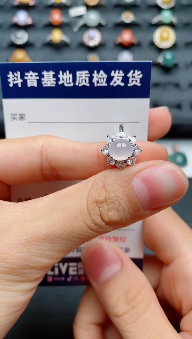 【闪购商品】翡翠戒指银S925镶嵌..........