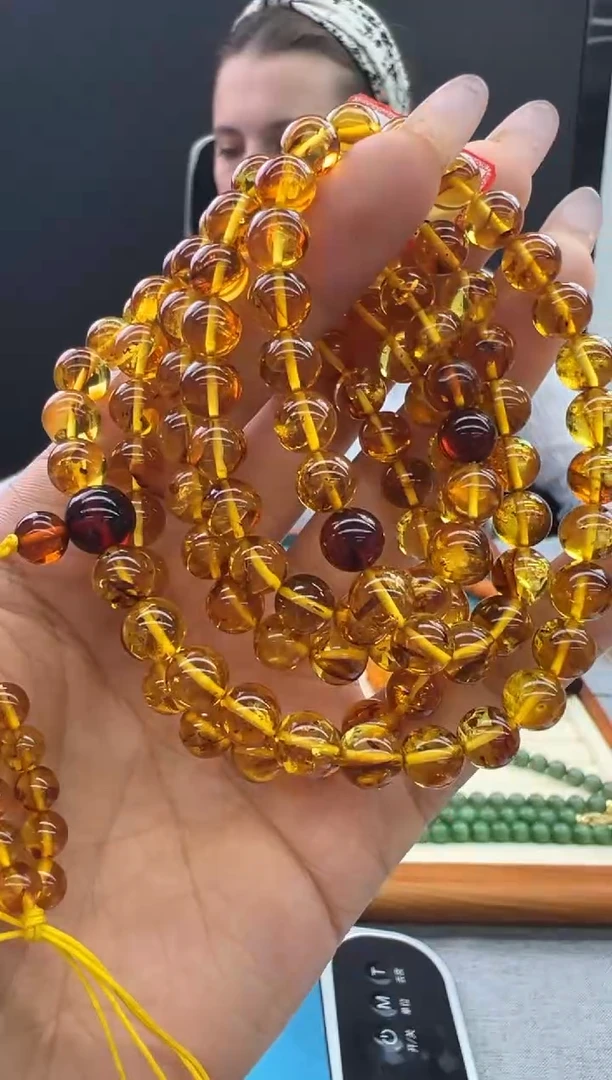 【闪购商品】琥珀颈饰未镶嵌371秒拍号