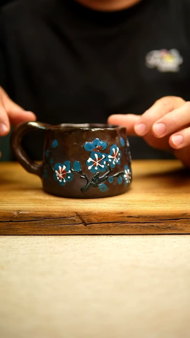@@陶园瓷舍@@纯手工手绘@高温釉下彩
