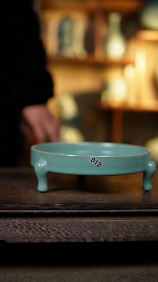 【闪购商品】杯仿古纯手工18公分三足洗012