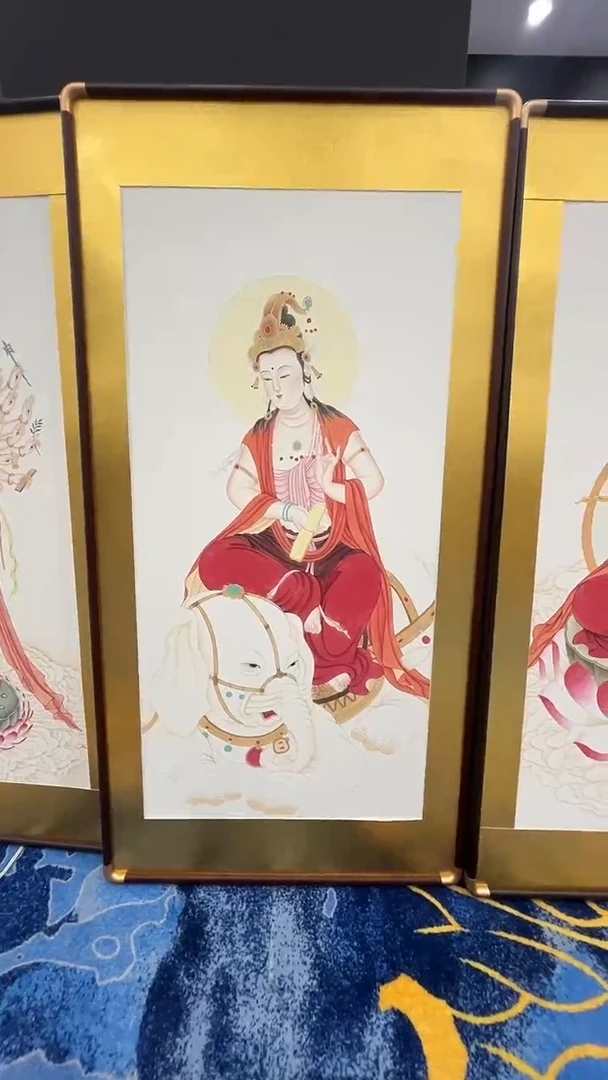 卷轴画唐卡唐卡框1