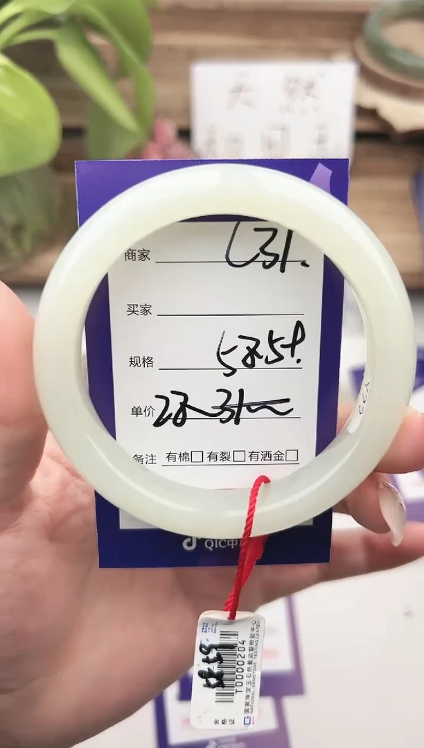 未镶嵌手镯和田玉微色差C31