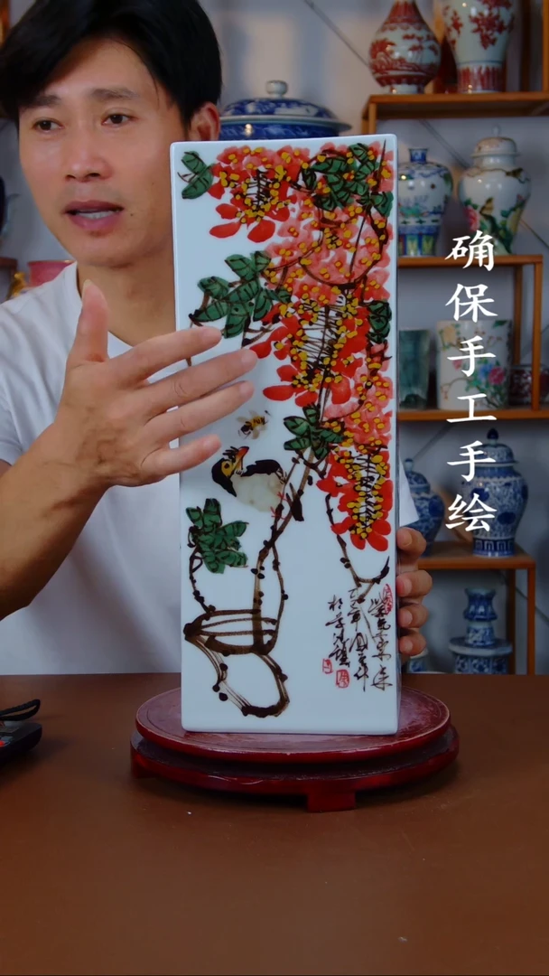 摆件景德镇手工手绘陶瓷摆件30