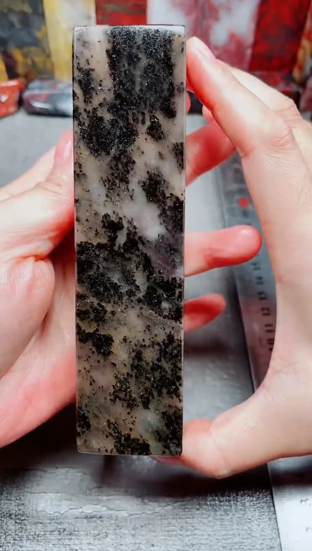 玉桂林鸡血玉素章--24