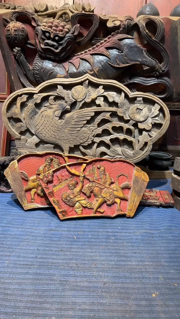 【闪购商品】香樟木老木雕老物件