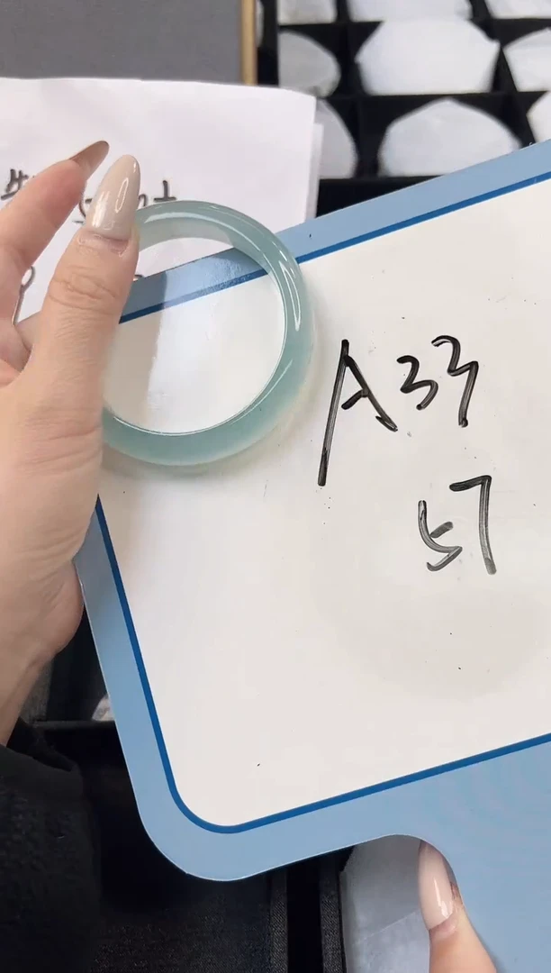 未镶嵌手镯石英质玉57圈口A32