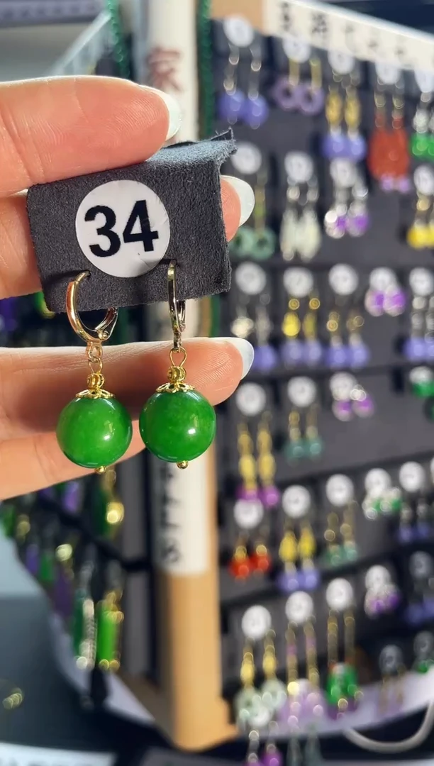 翡翠银S925镶嵌颈饰34....