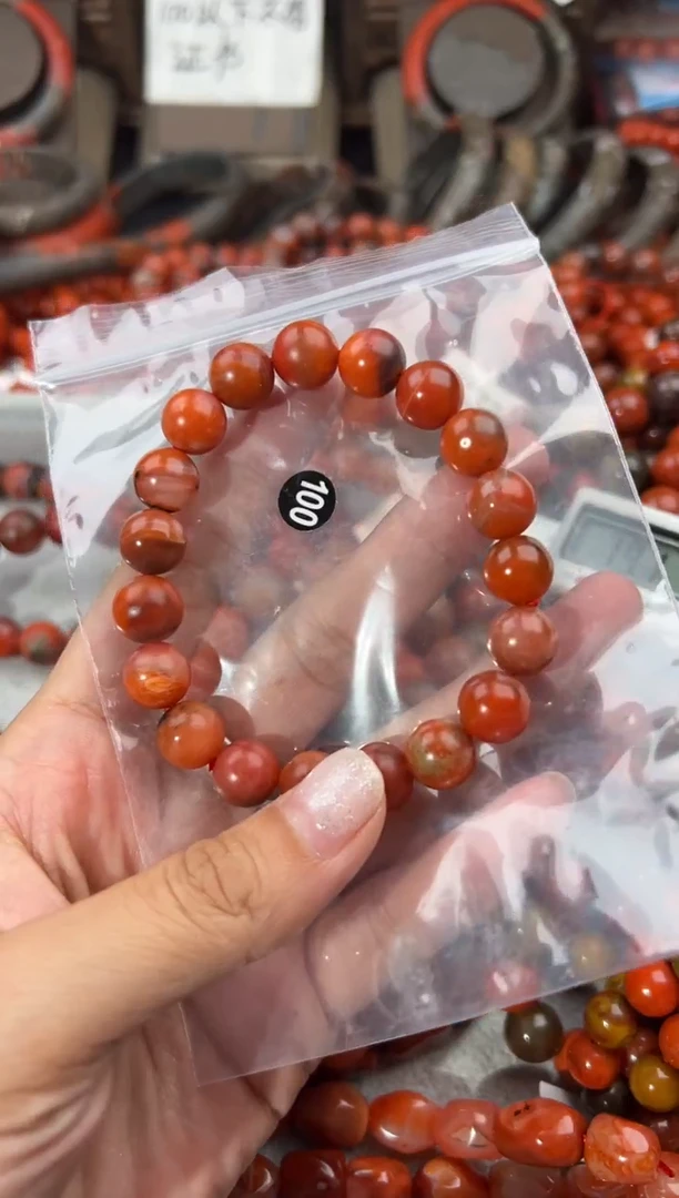 未镶嵌手串南红玛瑙10+