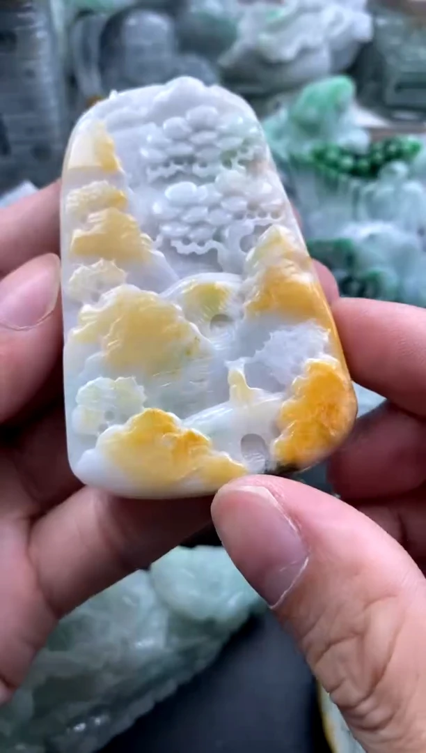 吊坠(不含链)未镶嵌翡翠1