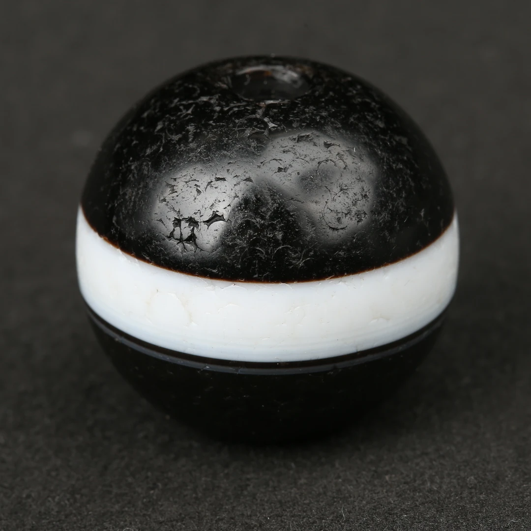 朴玉珠坊 藏式黑糖宽一线大药师珠 缠丝玛瑙锁骨链吊坠 手工珠