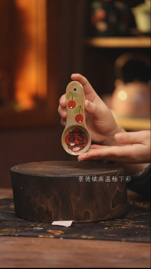 陶瓷景德镇高温釉下手绘陶瓷@L298@