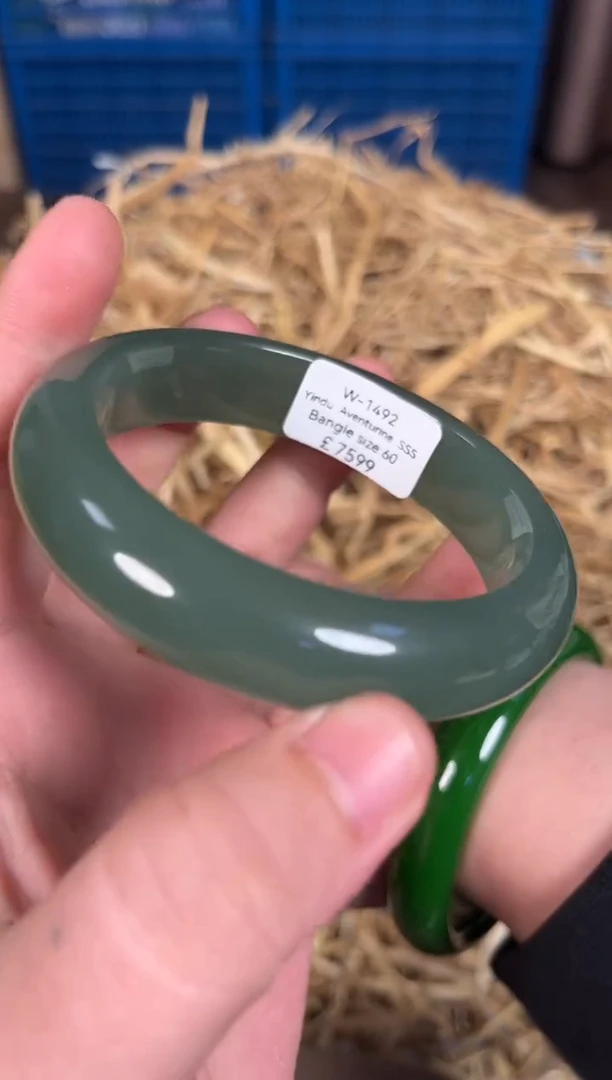 未镶嵌手镯石英质玉W1492