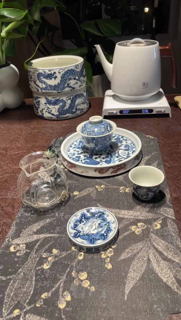 御林山房景德镇元青花茶具